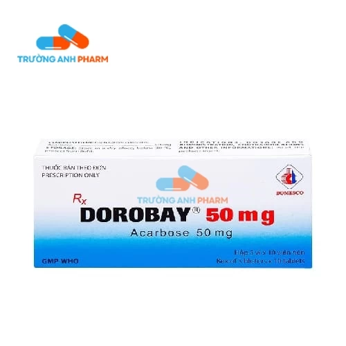 Thuốc Dorobay 50Mg - Hộp 3 vỉ x 10 viên nén